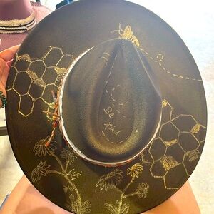 Custom wide brim hat